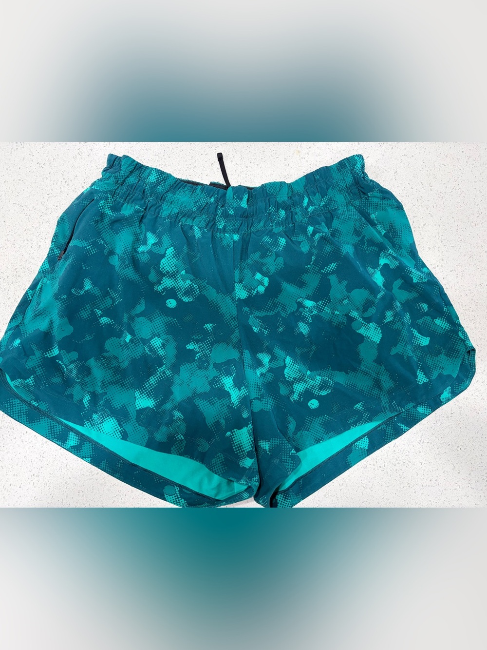 Rei Womens Active Pursuits 4.5" Digital Camo Athletic Running Shorts Size Large